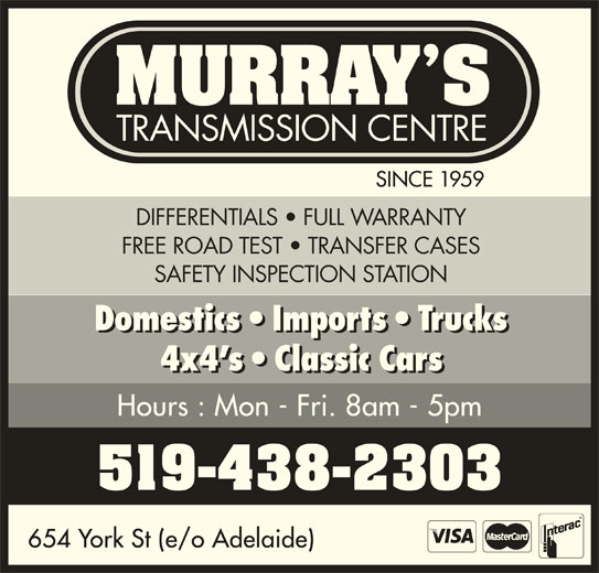 Murray's Transmission Centre